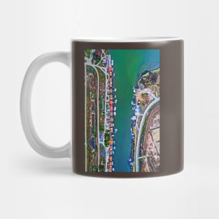 Loudias river and the cabins Mug